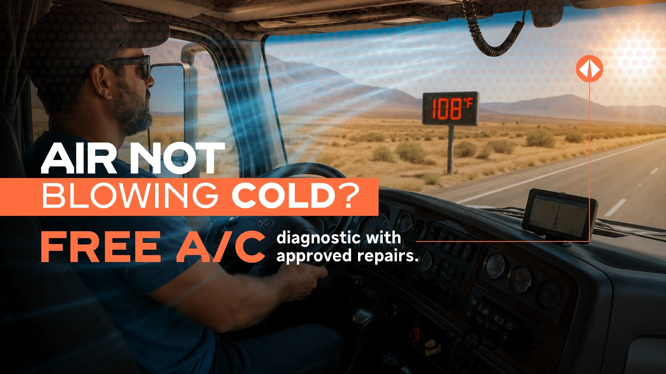 Air not blowing cold? Free A/C diagnostic with approved repairs at Border International